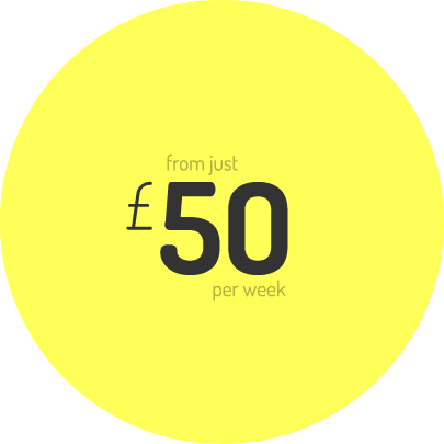 from just £50 per week